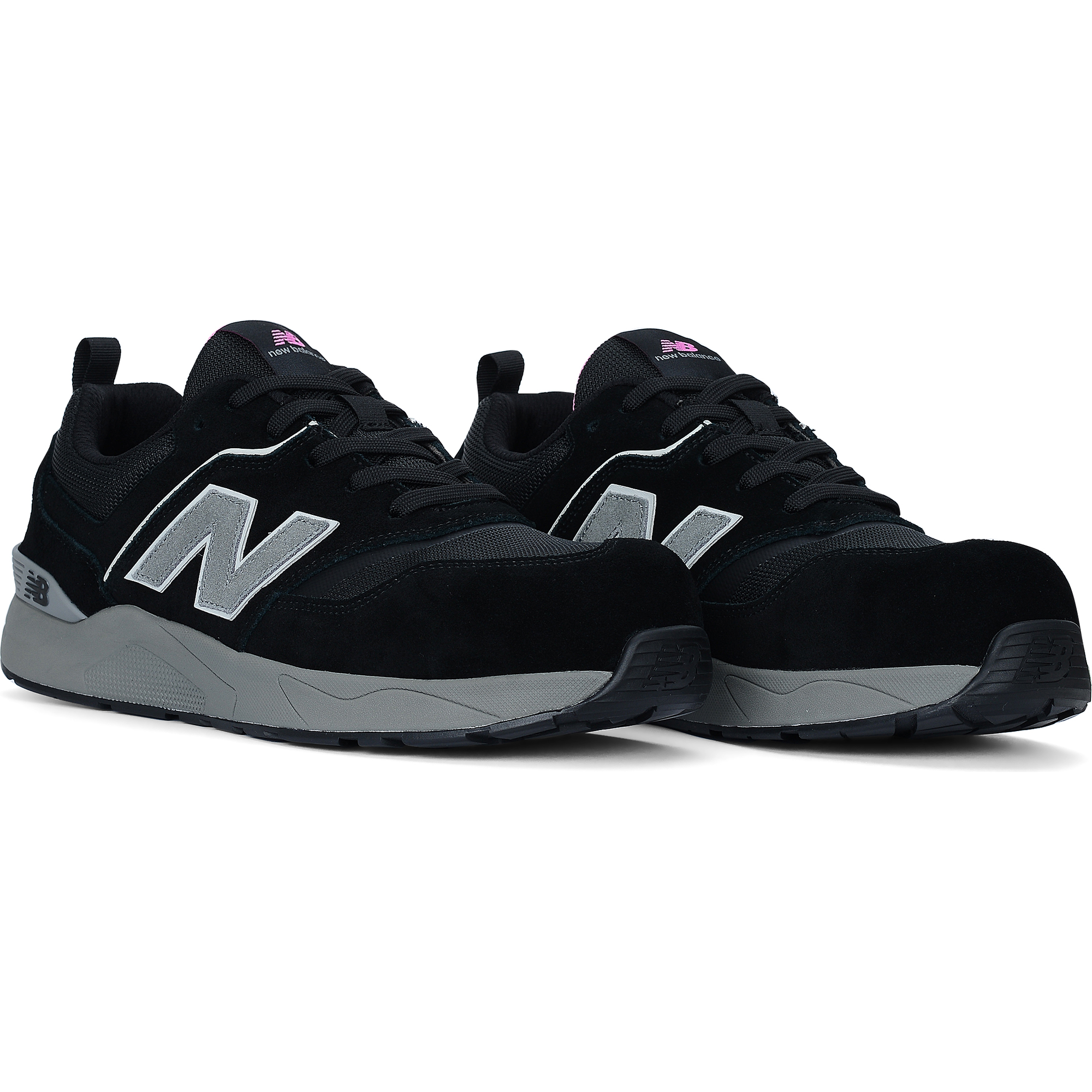 New Balance Elite Lite Womens Safety Shoe S1 PL HRO FO SC SR Black/rose (6)