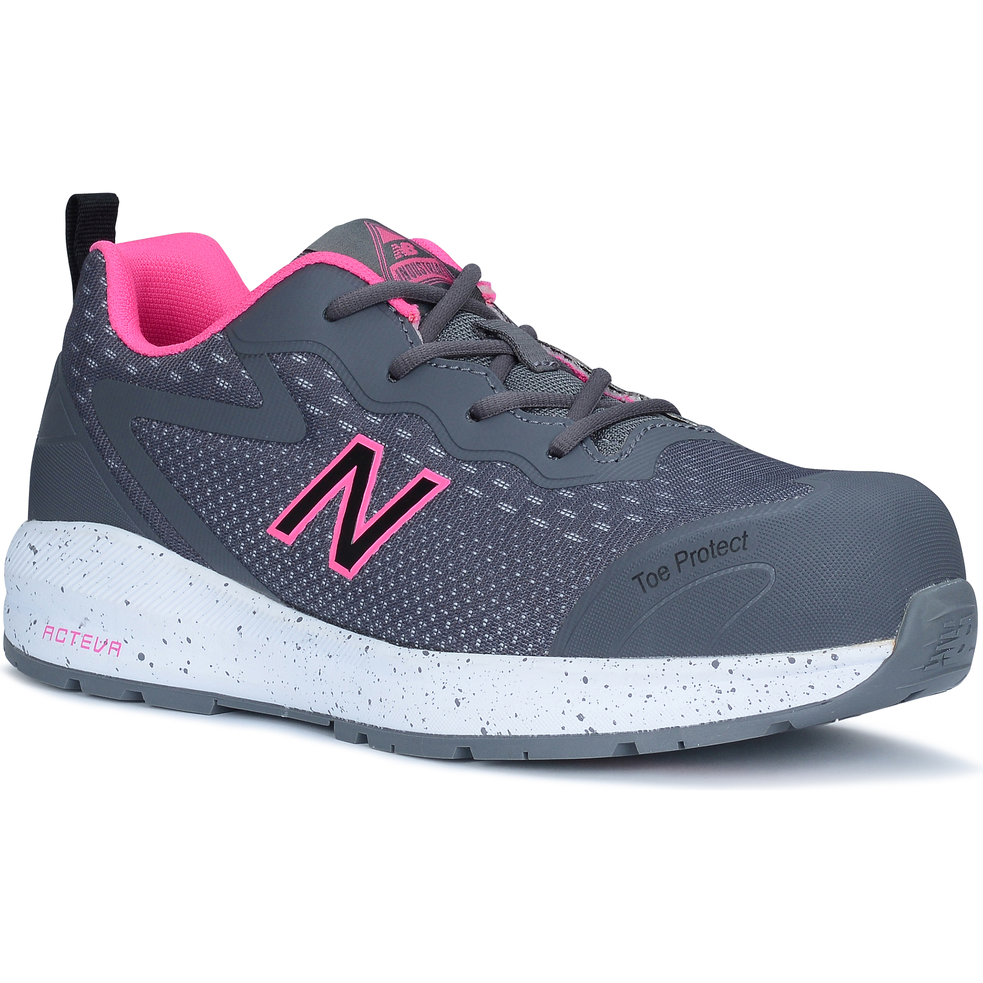 New Balance Logic Womens Safety Shoes S1 PL HRO SR FO Grey/pink
