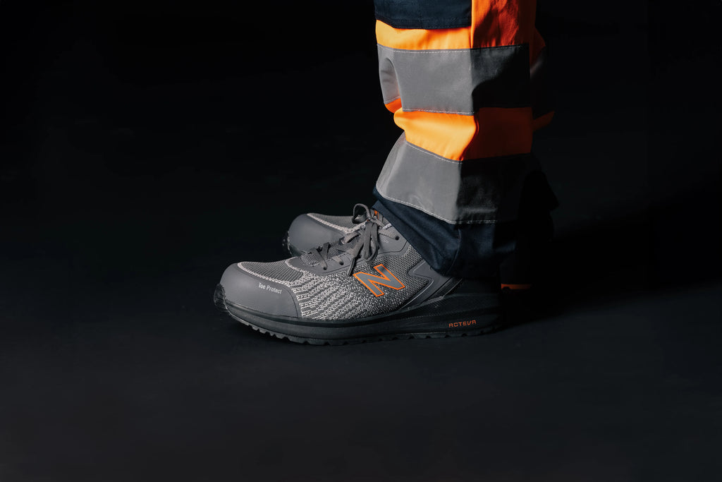 New Balance Speedware Safety Shoes S1 P SRC Grey/orange (8)