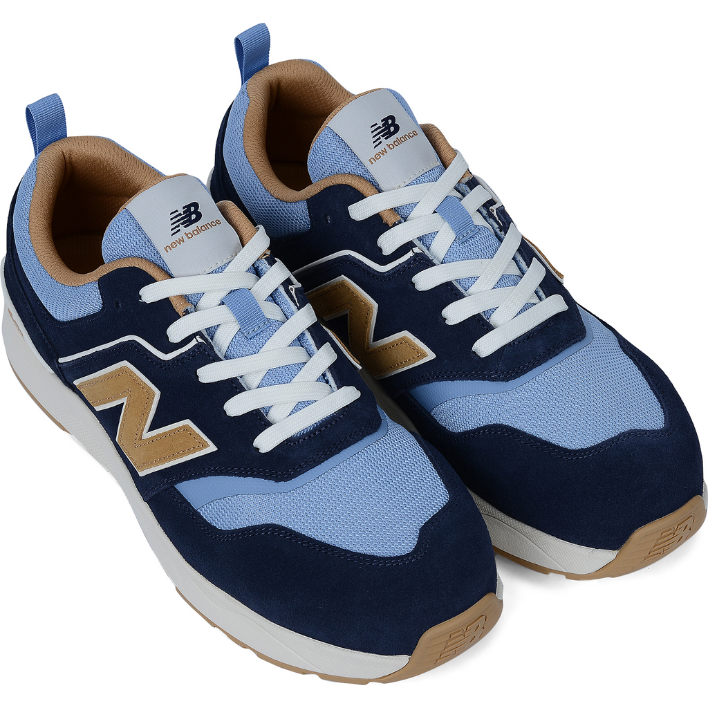 New Balance Elite Lite Safety Shoes S1 PL HRO FO SC SR Blue/coffee (7)