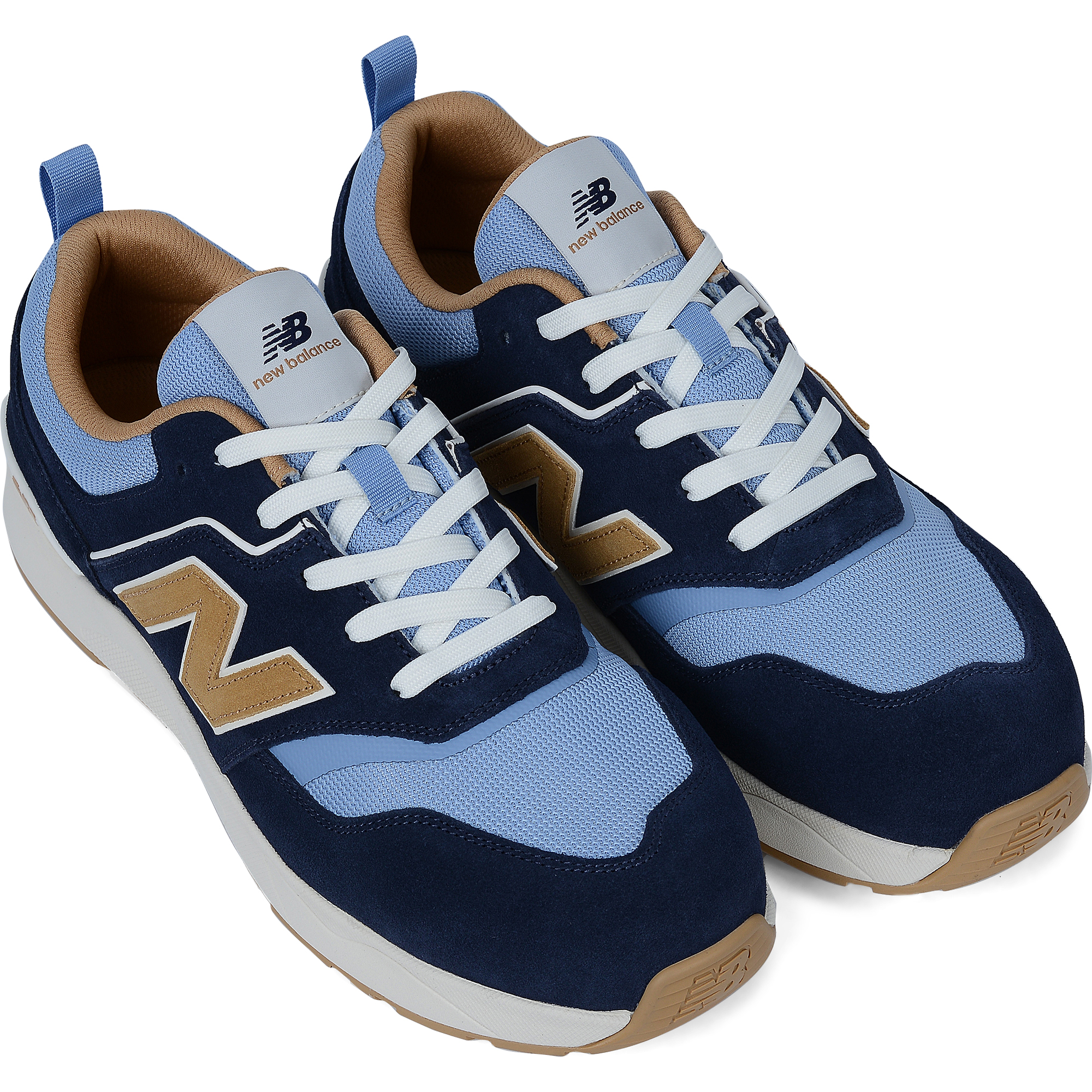 New Balance Elite Lite Safety Shoes S1 PL HRO FO SC SR Blue/coffee (7)