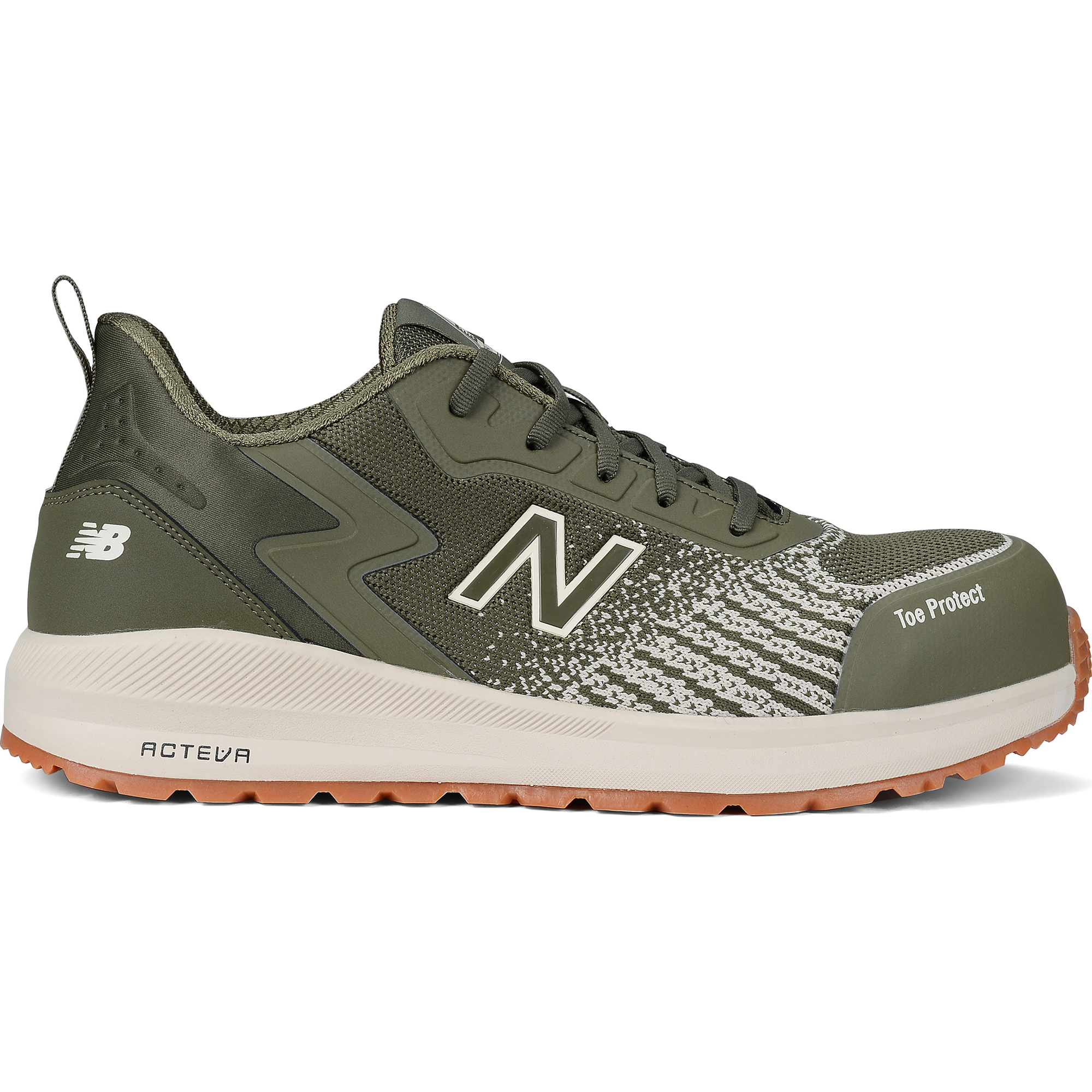 New Balance Speedware Safety Shoes S1 P SRC Olive/white (2)