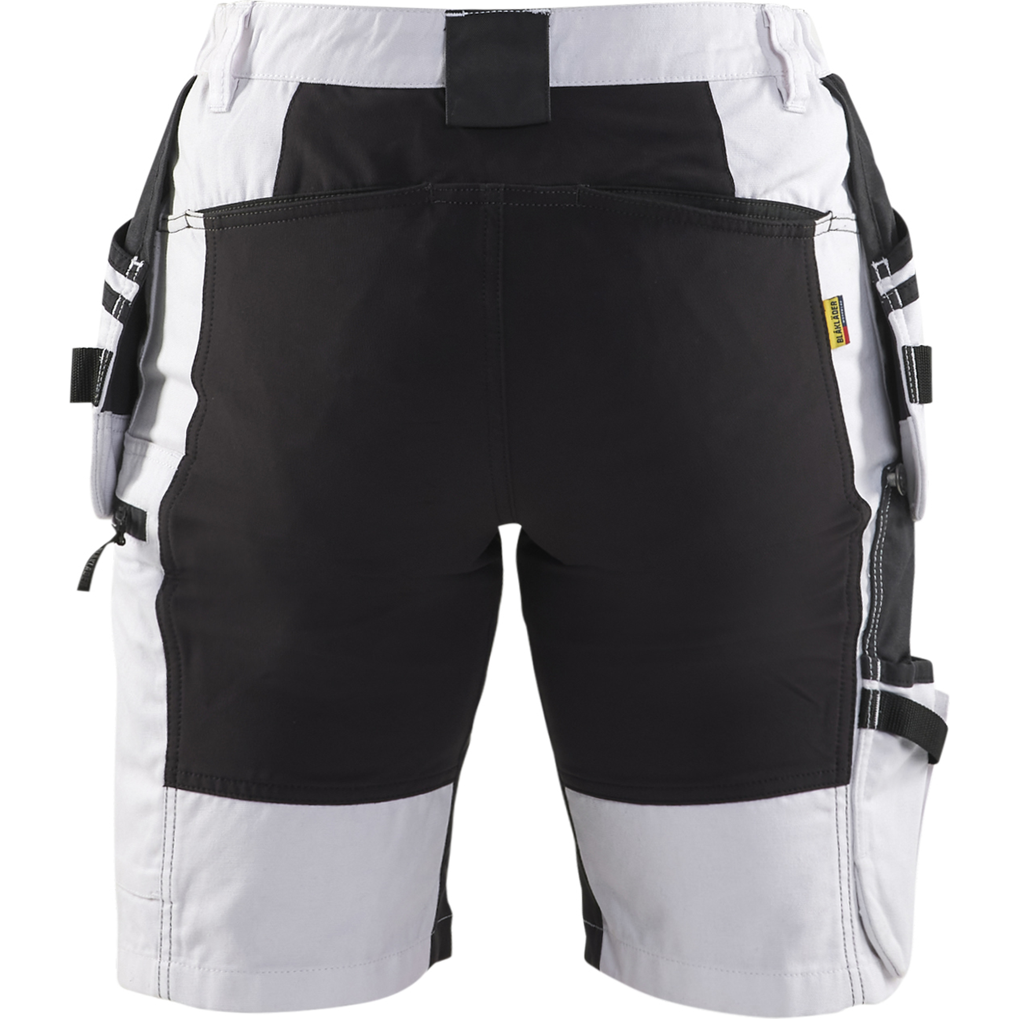 Blaklader X1900 Ladies Stretch Painters Shorts, White/Black (4)