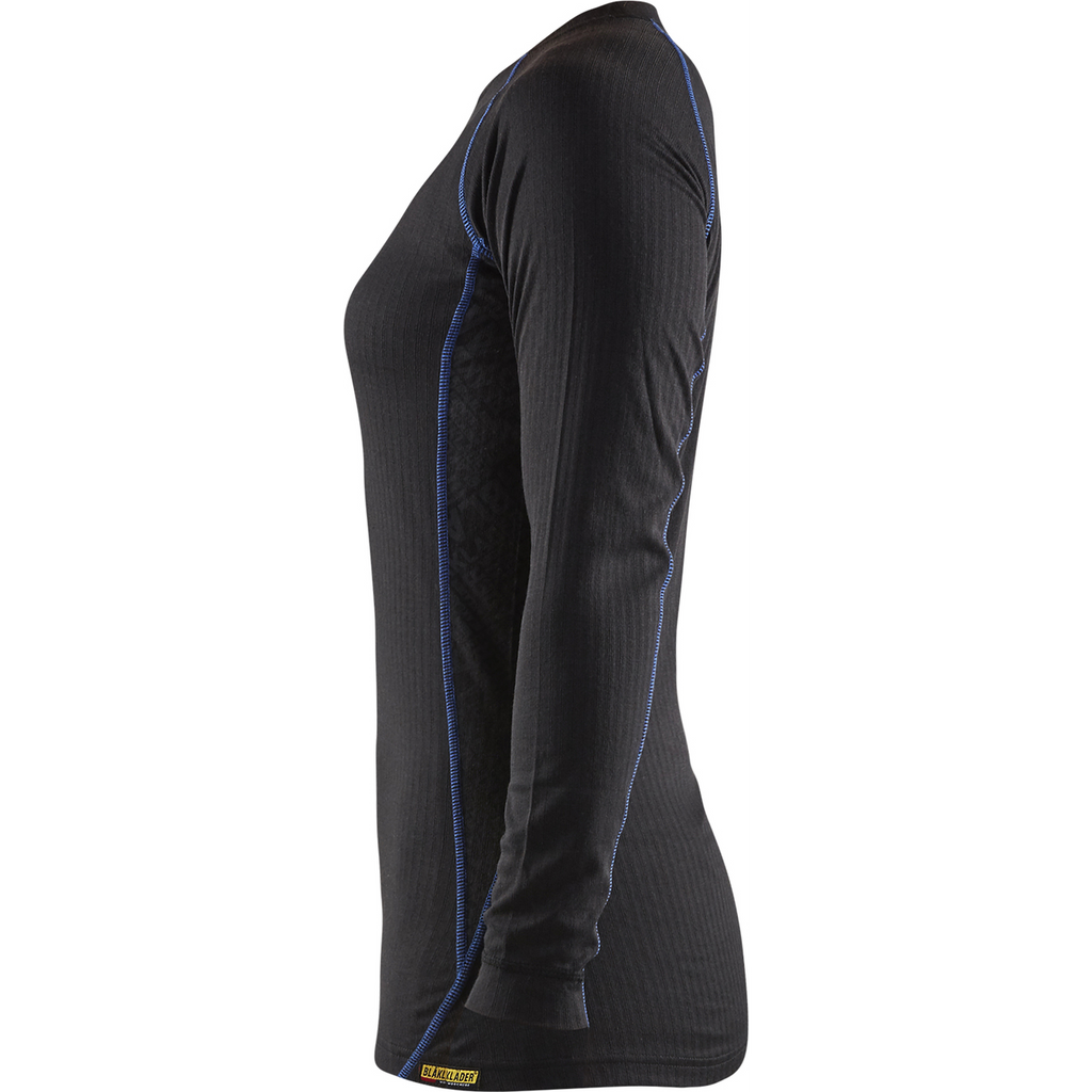 Blaklader Damen Light Unterwäsche Set, Schwarz/Kornblau (4)