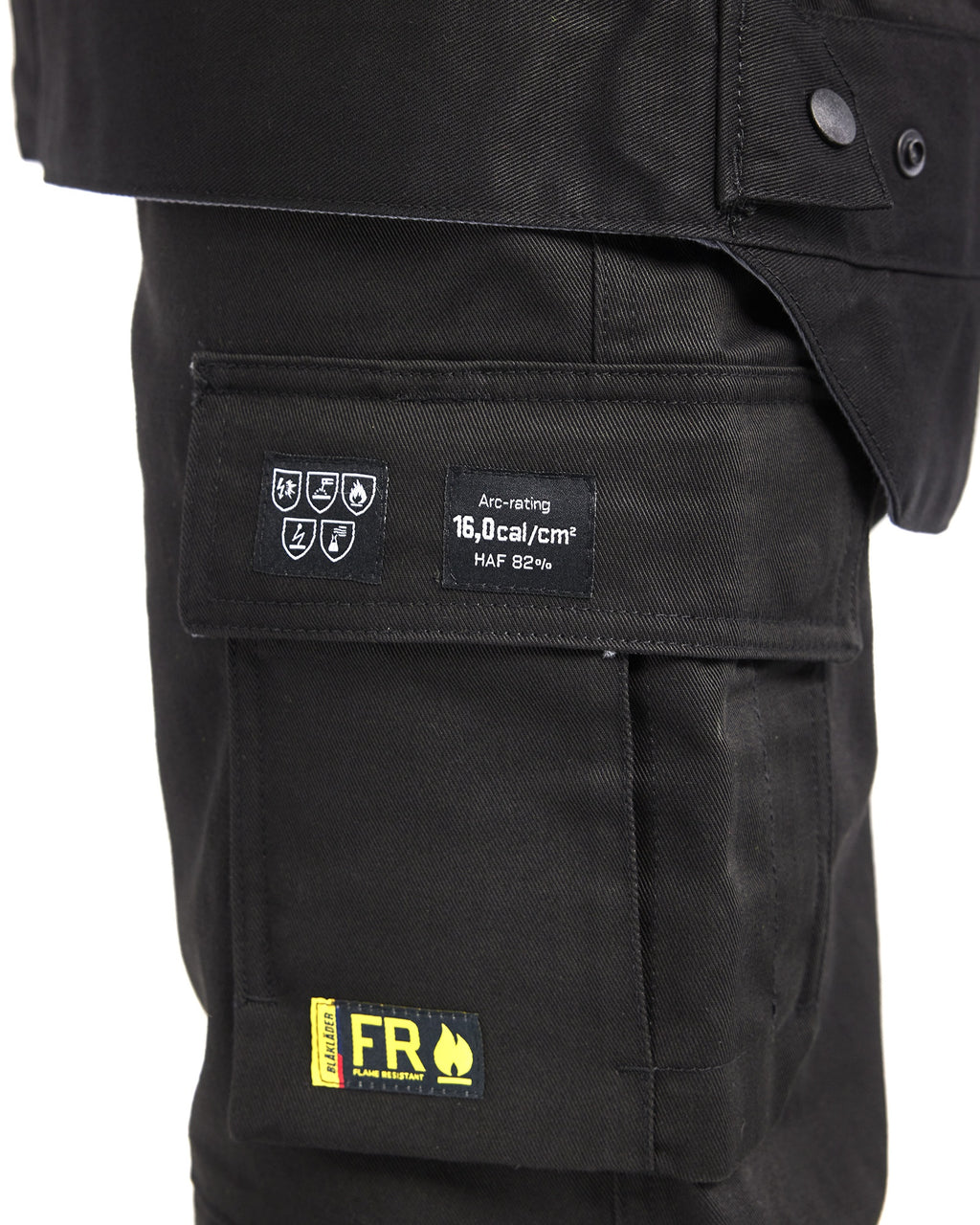 Blaklader Ladies Flame Resistant Work Trousers, Black/Grey (5)
