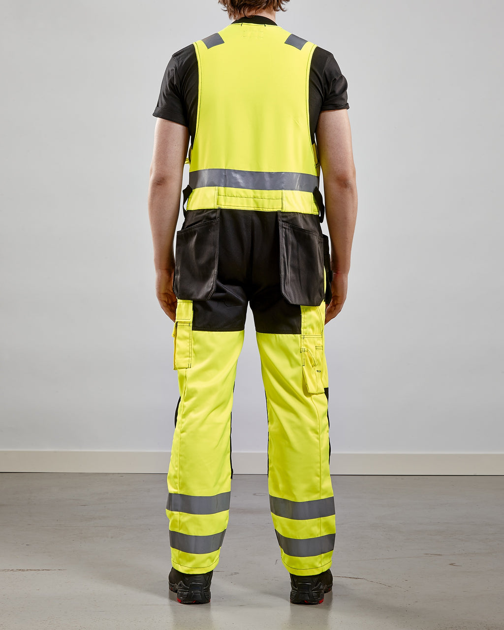 Blaklader High Vis Combination Trousers, Yellow/Black (5)