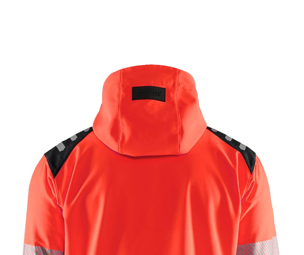 Blaklader High Vis Softshell Jacket, Red/Black (9)