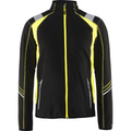 Blaklader Microfleece Jacket, Black/Yellow