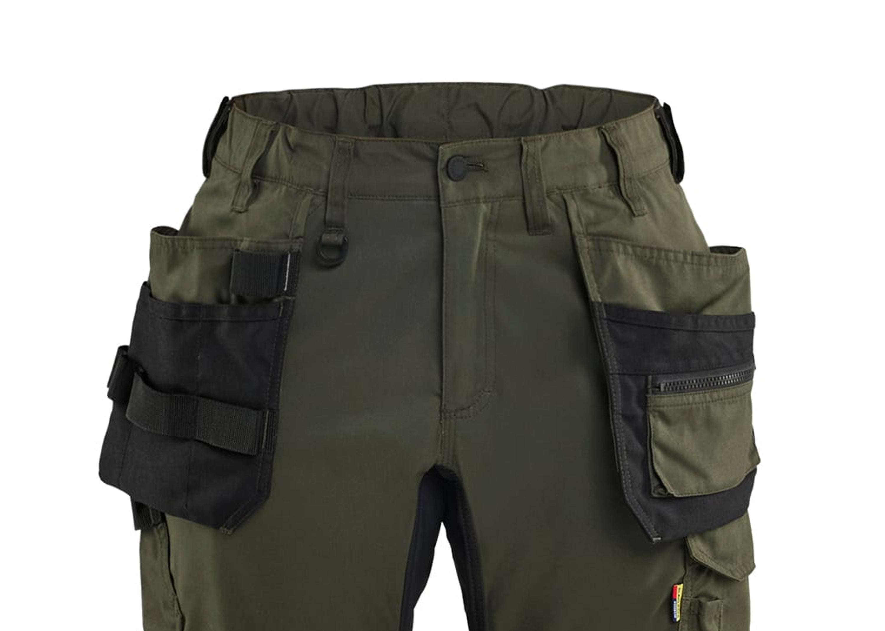 Blaklader Ladies Stretch Craftsman Work Trousers, Forest Green/Black (5)