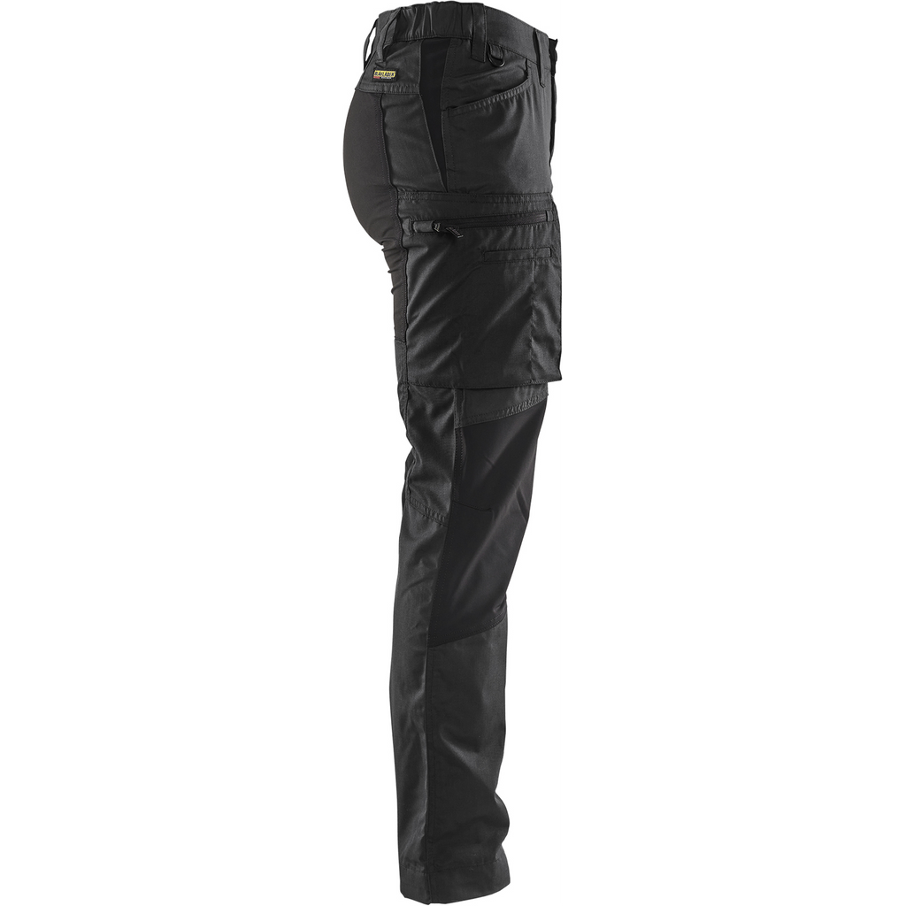 Blaklader Damen Stretch Arbeitshose, Schwarz (2)