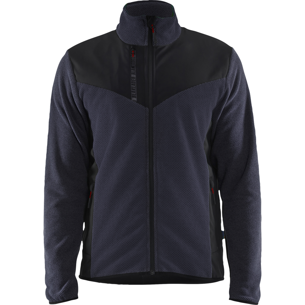 Blaklader Softshell Knitted Jacket, Dark Navy/Black
