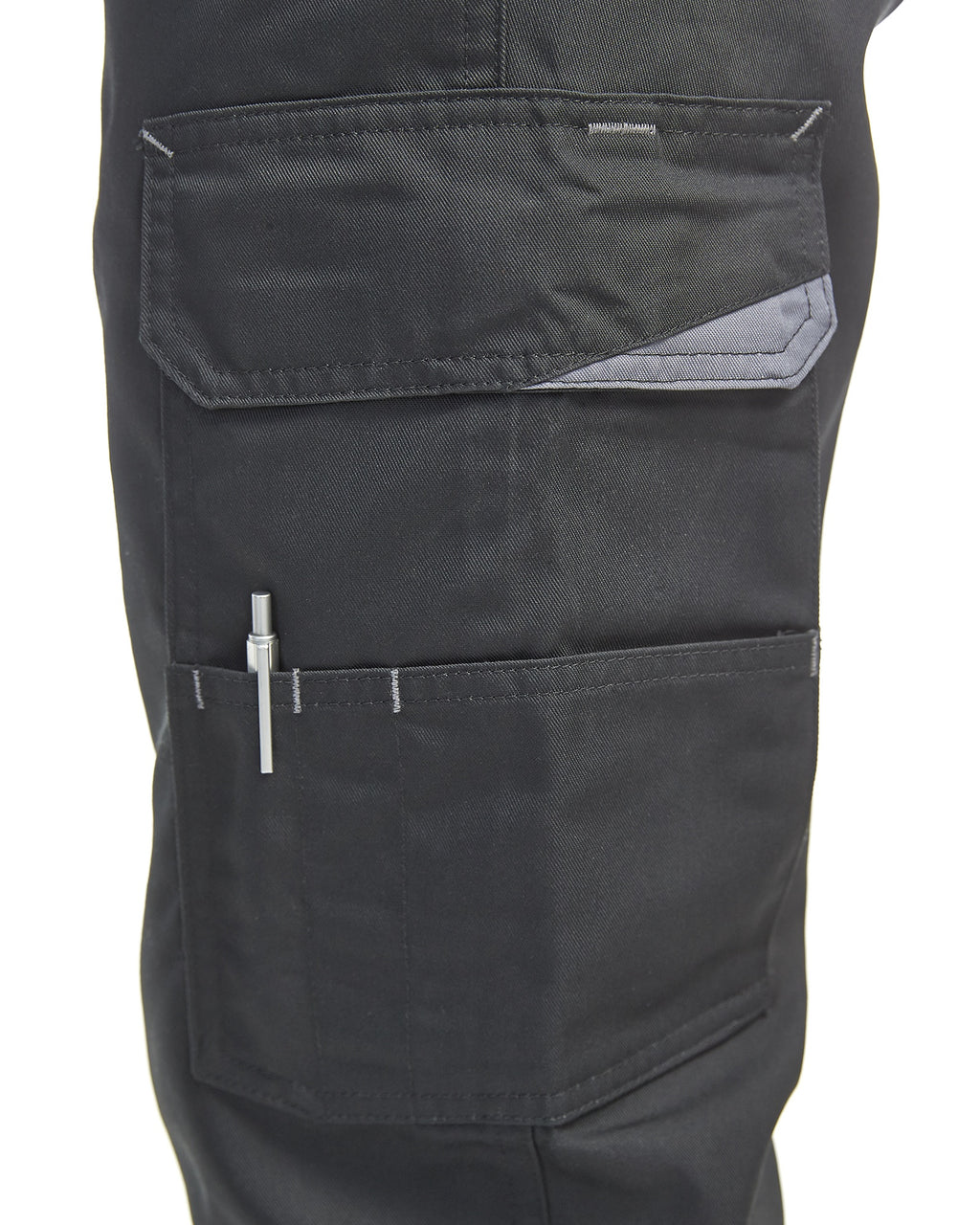 Blaklader Industry Work Trousers, Black/Grey (6)