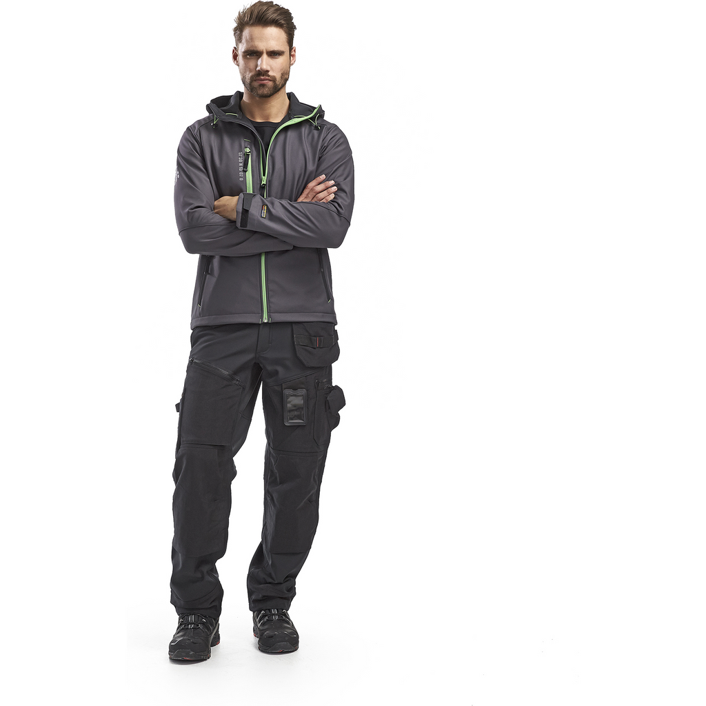 Blaklader Softshell Work Trousers, Black (4)