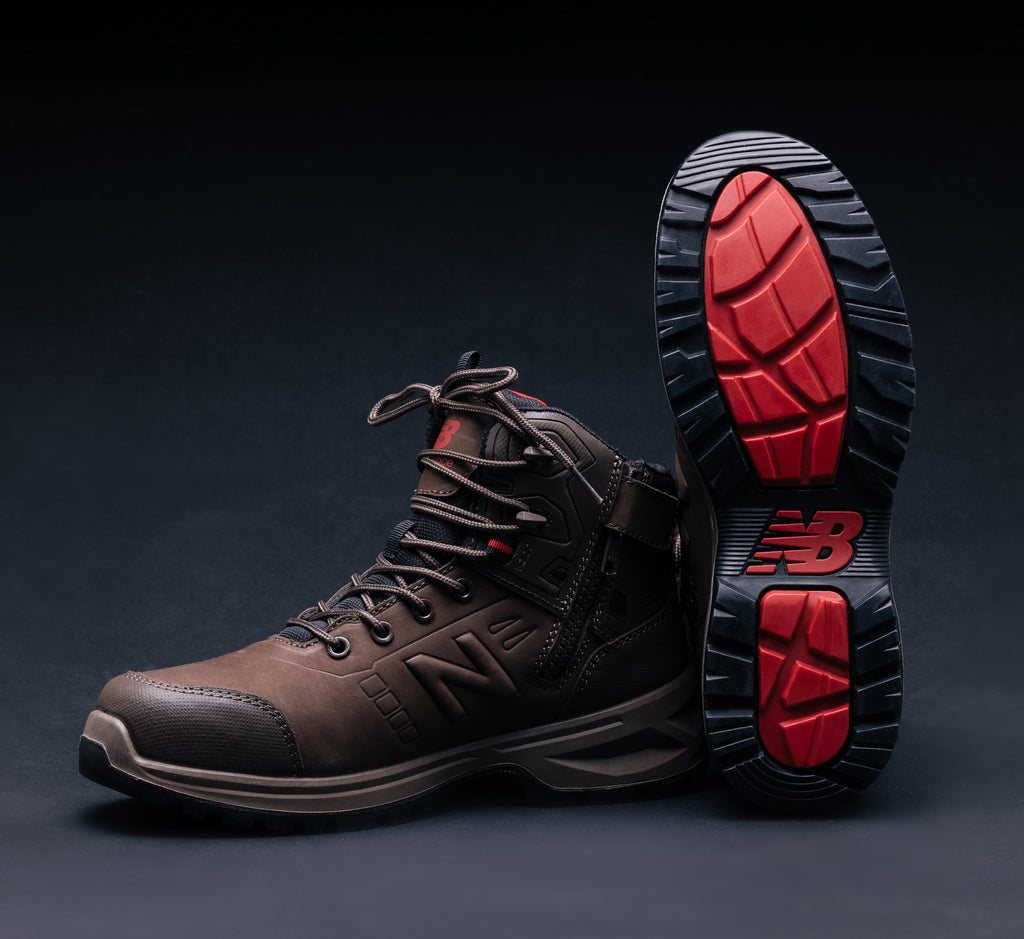 New Balance Calibre Safety Boots S3L FO HRO SR SC Chocolate Width 2E (7)