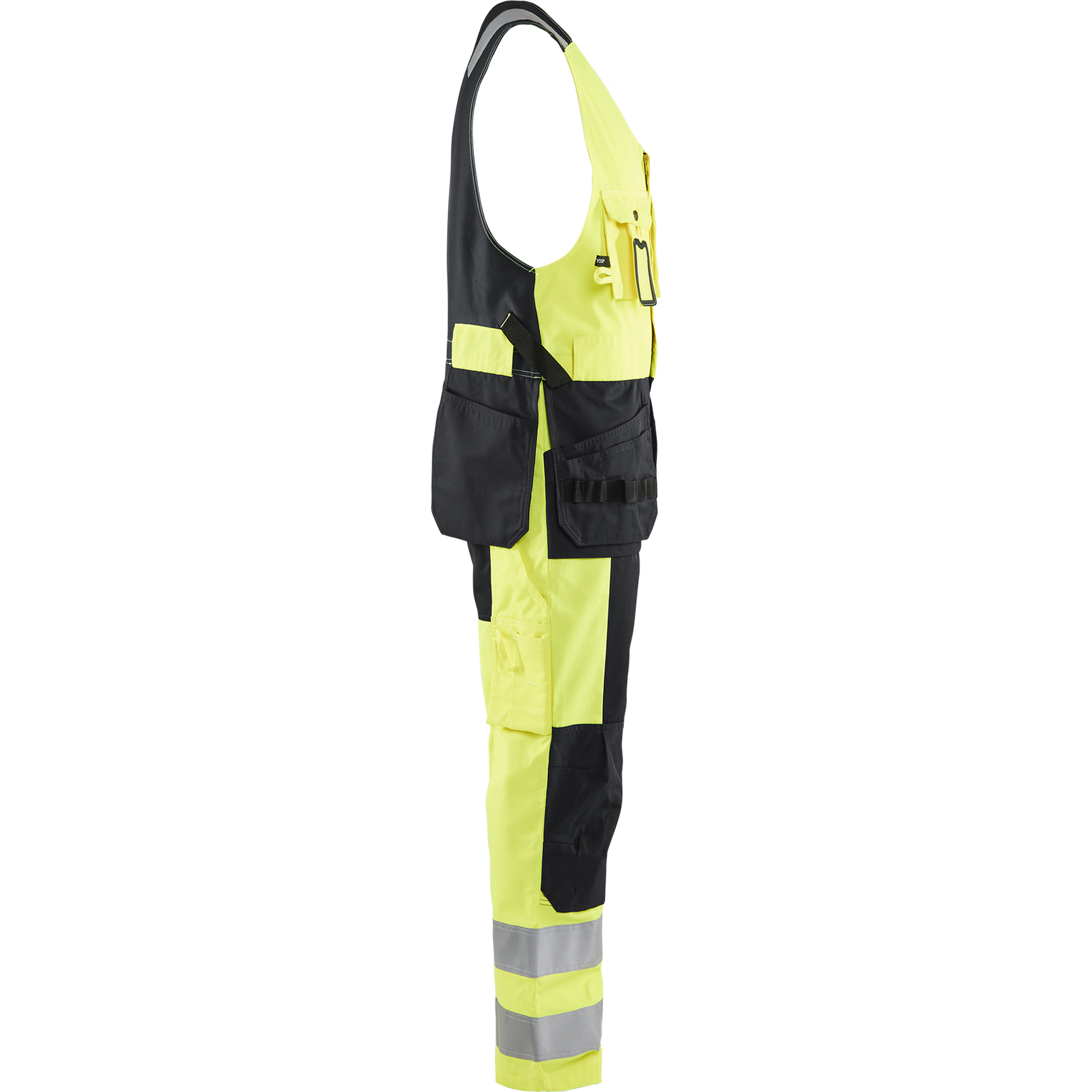 Blaklader High Vis Combination Trousers, Yellow/Black (2)