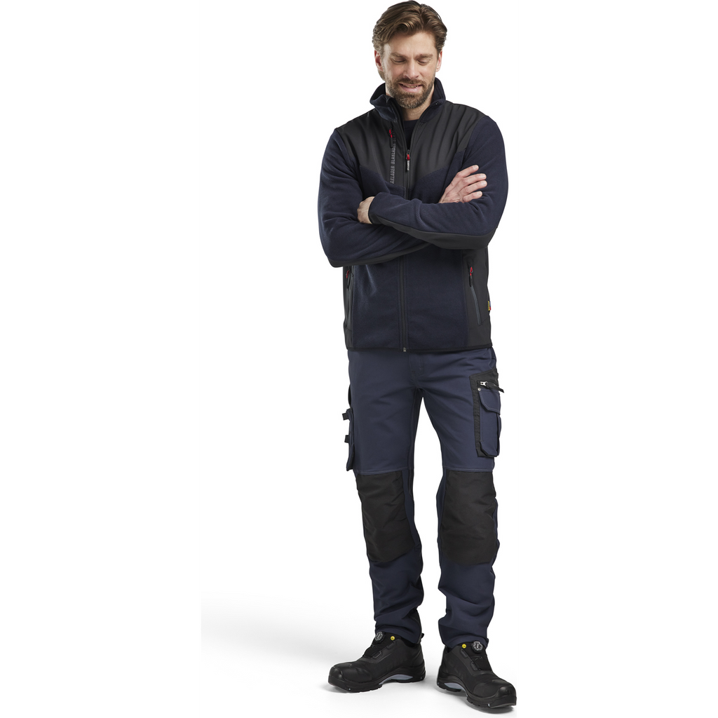 Blaklader Softshell Knitted Jacket, Dark Navy/Black (4)