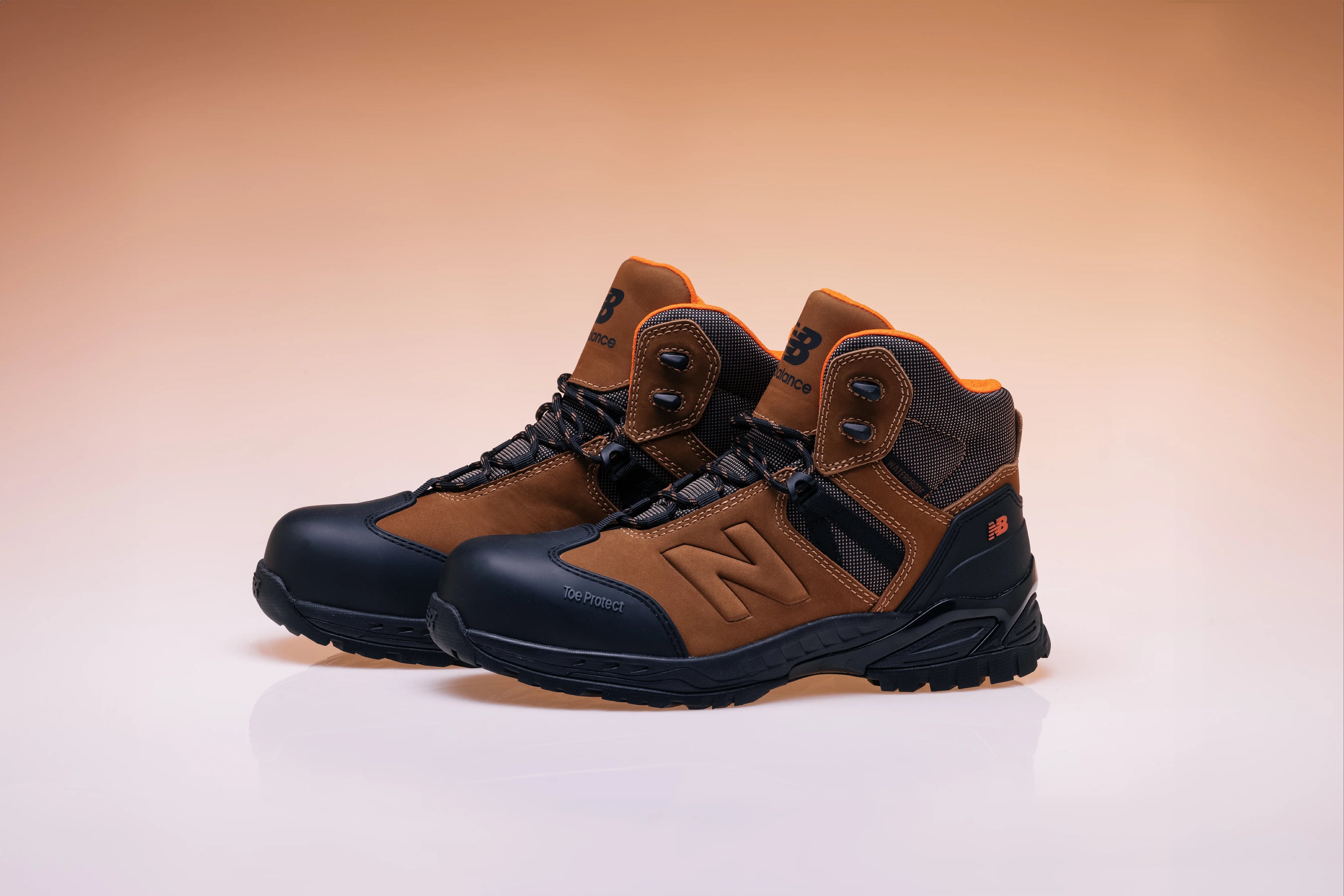 New Balance Allsite Safety Boot S3 WR SRC Rustic Brown/black (6)