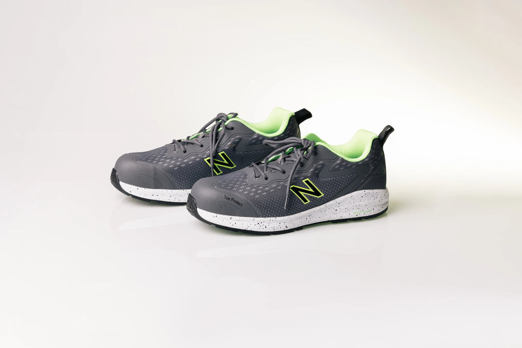 New Balance Logic Safety Shoes S1 PL SR FO HRO Blue/yellow (6)