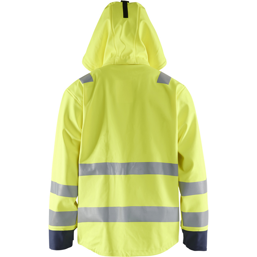 Blaklader Multinorm Rain Coat, Yellow/Navy Blue (5)
