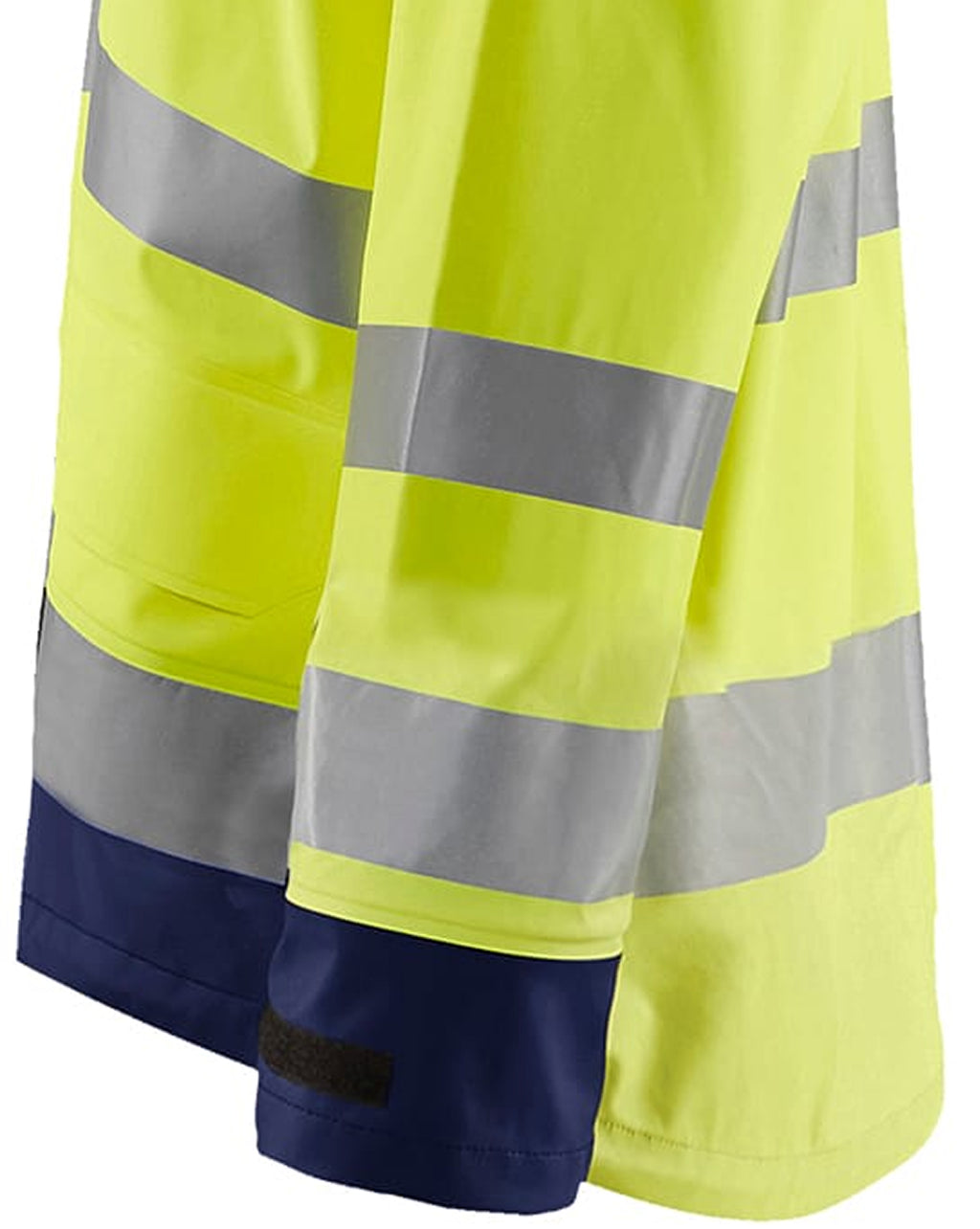 Blaklader High Vis Rain Jacket, Yellow/Navy Blue (6)