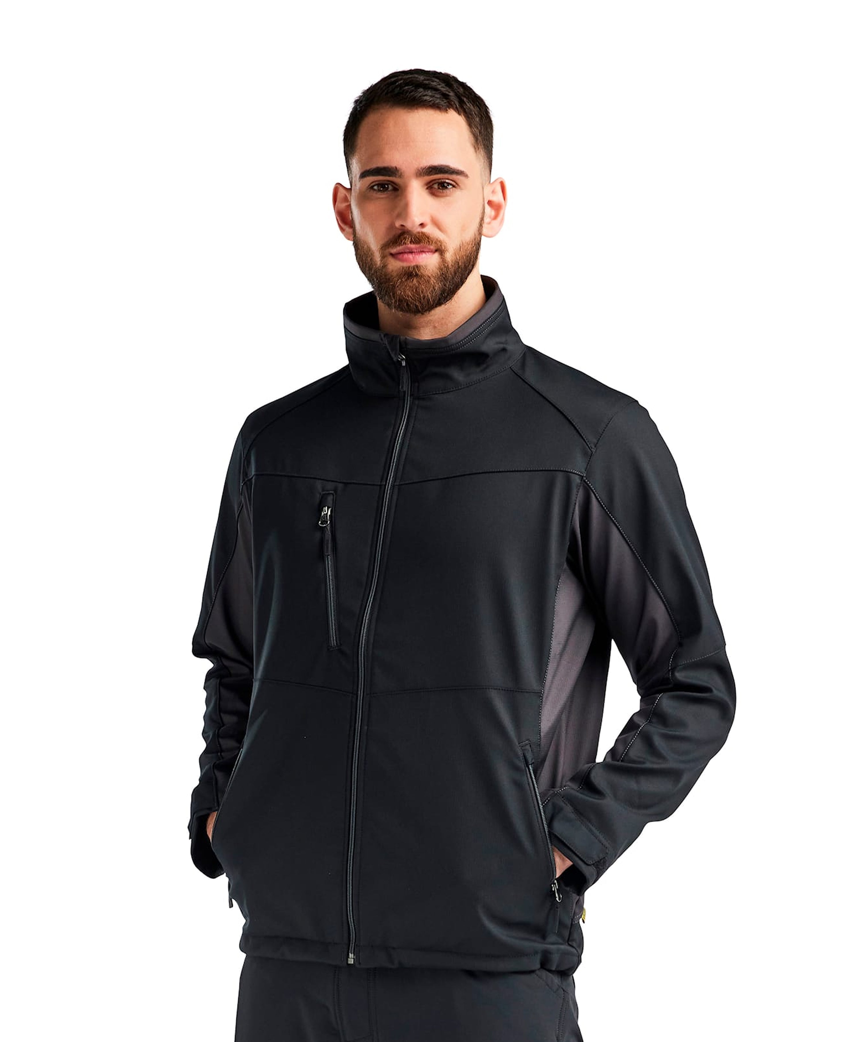 Blaklader Softshell Jacket, Black/Dark Grey (7)